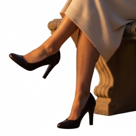 Lauren Ralph Lauren Shoes - Lauren Ralph Lauren Sabrina 3.5" Heel Brown Pumps Size 7.5B